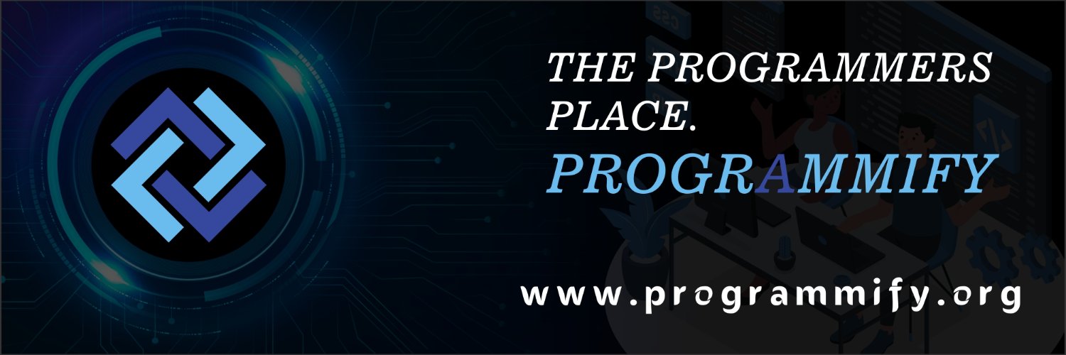 Programmify banner
