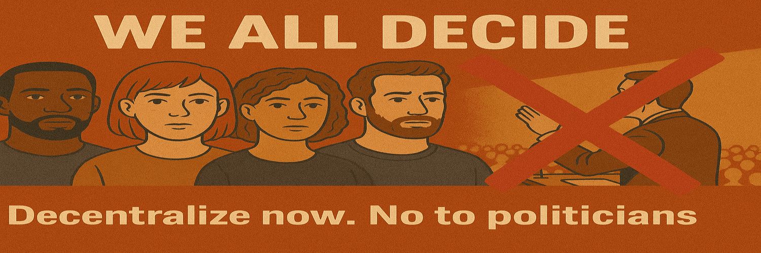 We All Decide banner