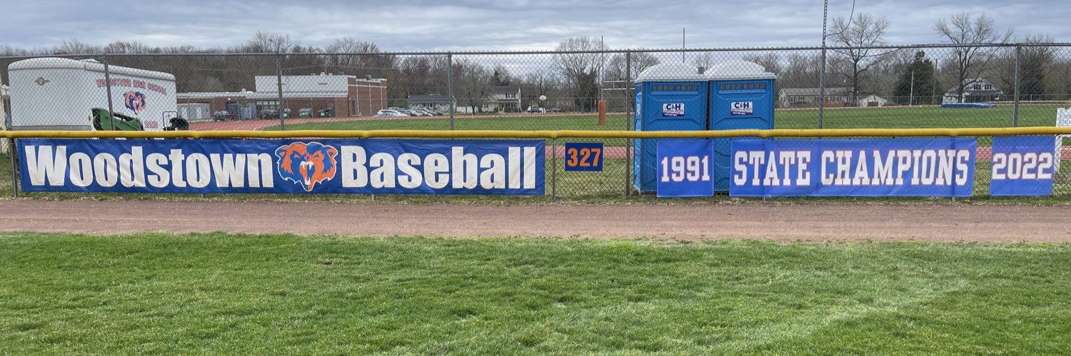 Woodstown Baseball banner