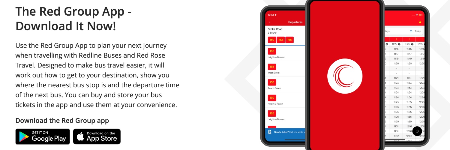 Redline Buses banner