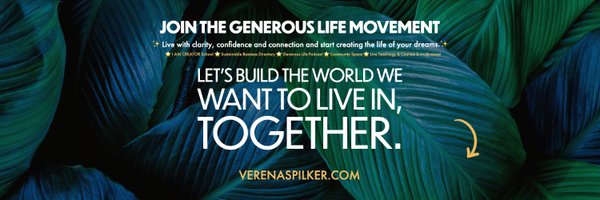 Generous Life Movement Profile Banner