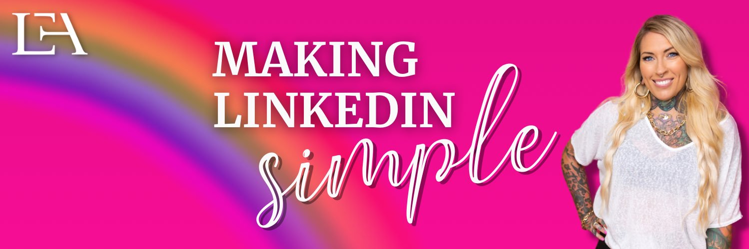 Lea 🌈 Does LinkedIn banner