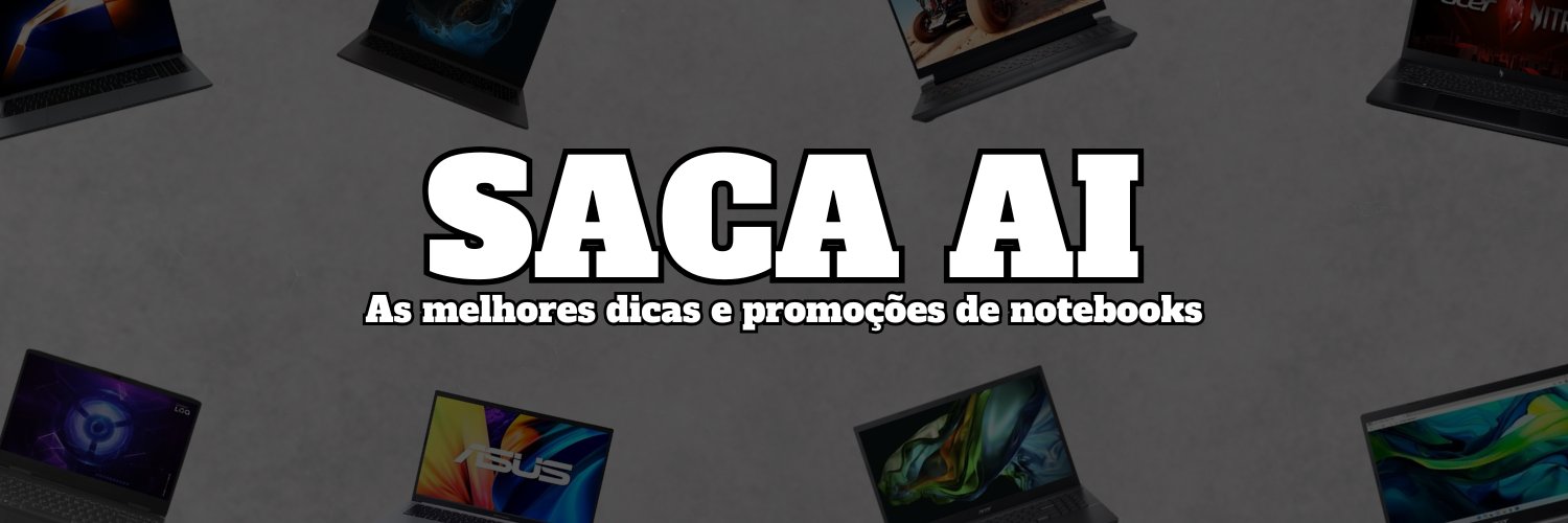 Saca Ai - dicas e promoções de notebook banner