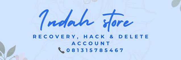 Indah store || Recovery & Delete Account || banner