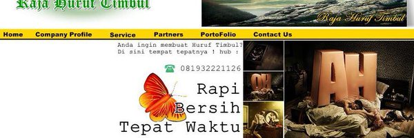 Raja Huruf Timbul Profile Banner