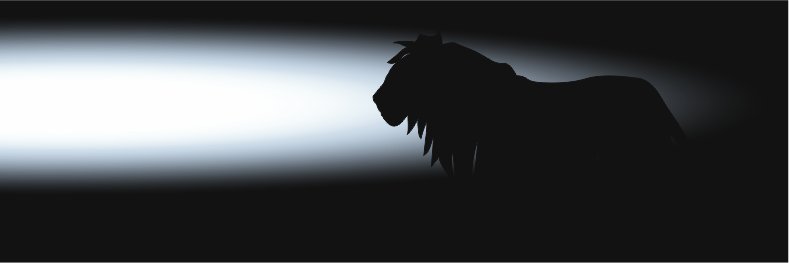 THE LION ART banner
