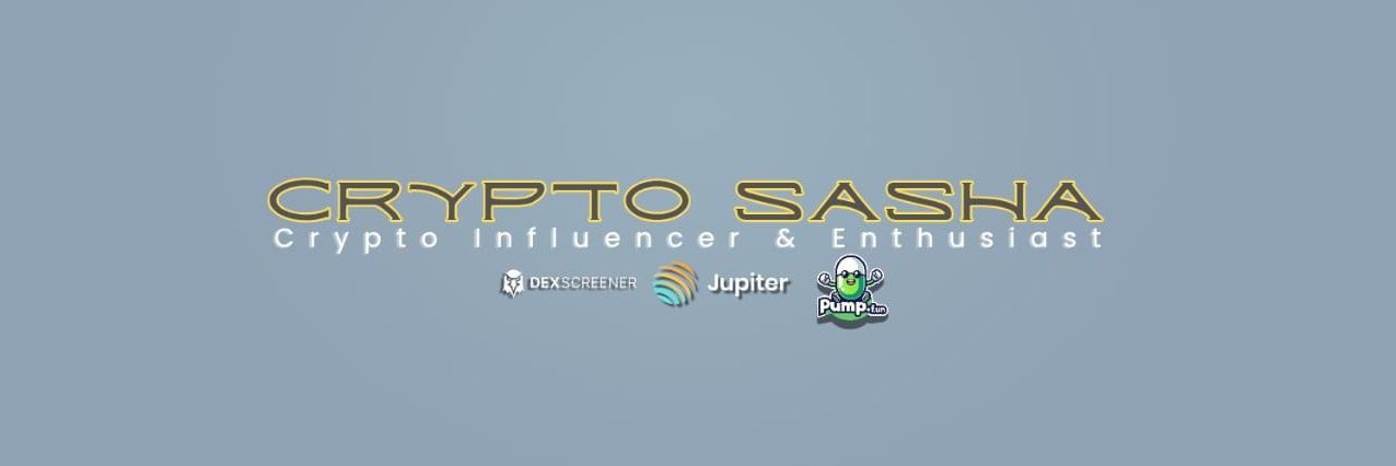 Crypto Sasha's banner