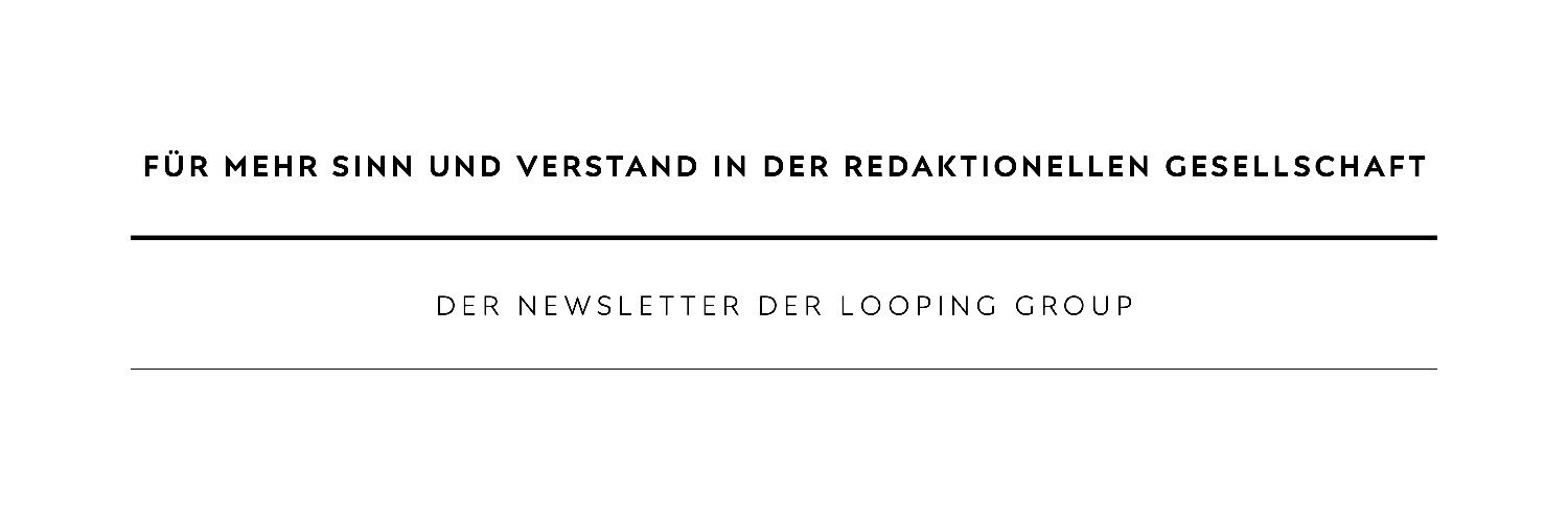 Ping! Der Newsletter der LOOPING GROUP banner