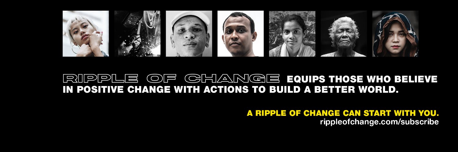 RIPPLE of CHANGE banner