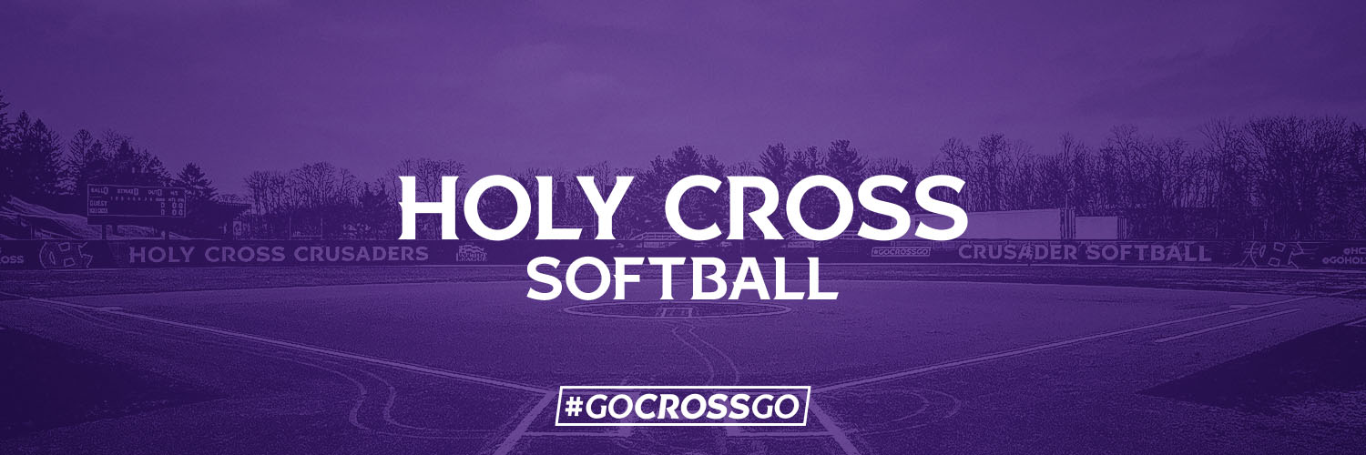 Holy Cross Softball banner