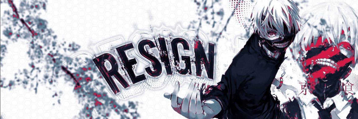 Resign banner