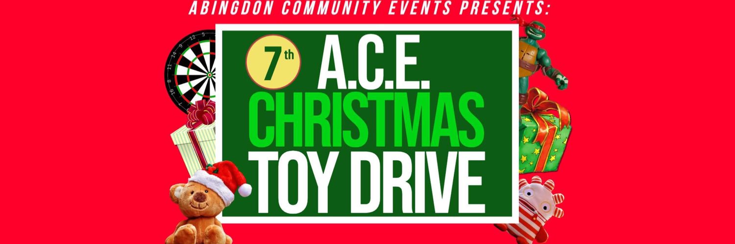 ACE Christmas Toy Drive banner