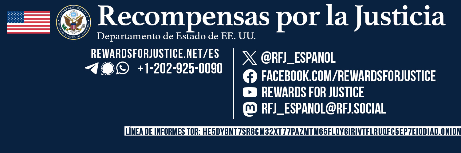 Rewards for Justice en Español banner
