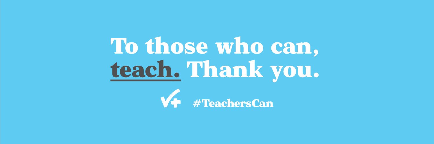 #TeachersCan banner