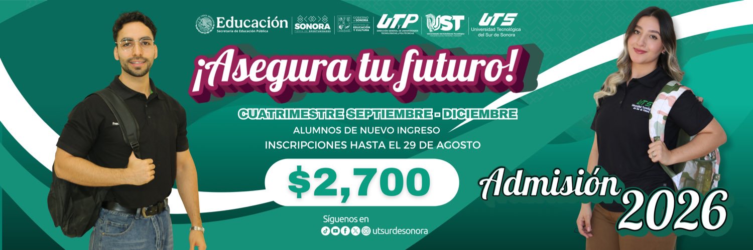 Universidad Tecnológica del Sur de Sonora banner