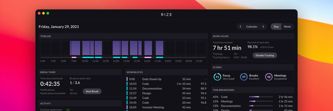Rize's banner