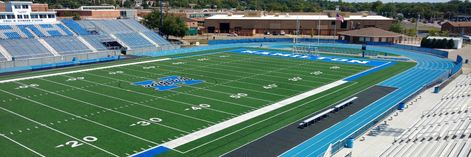 Big Blue Track banner