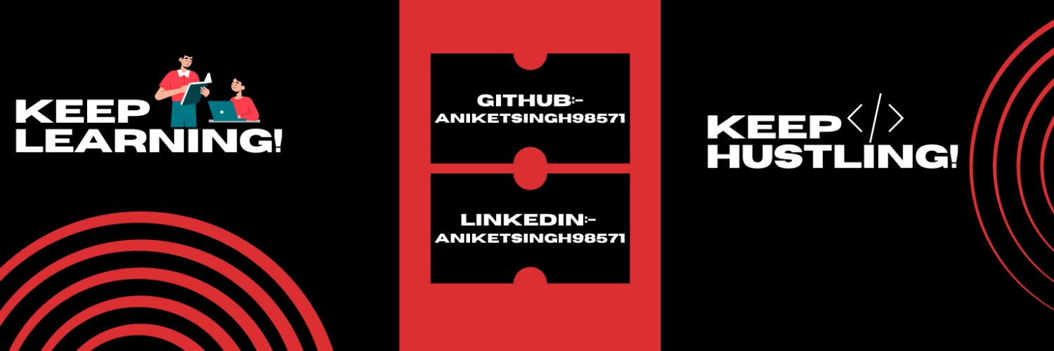 Aniket Singh banner