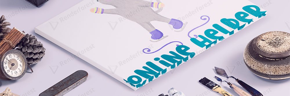 online helper banner