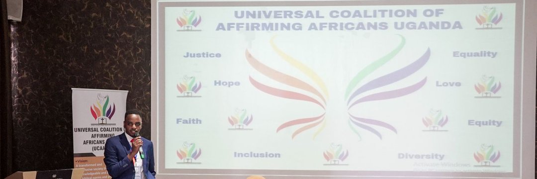 Universal Coalition of Affirming Africans Uganda banner