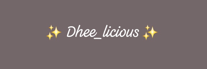 Dheelicious 😋 banner