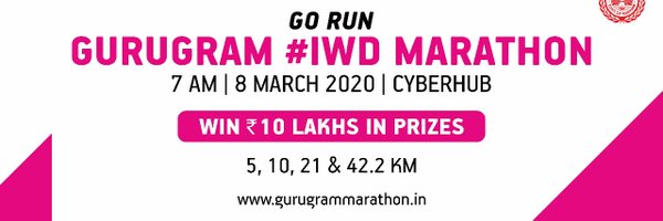 Gurugram Marathon Profile Banner