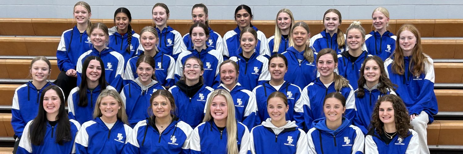 NF Mustang Girls Track & Field banner