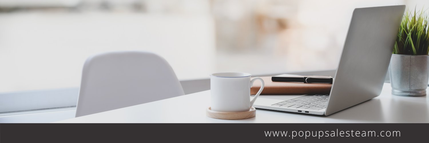 Pop Up Sales Team banner