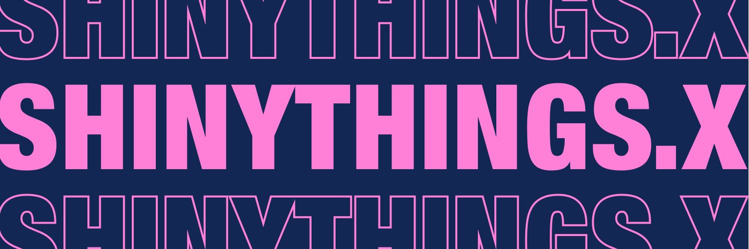 shinythings ✨ banner