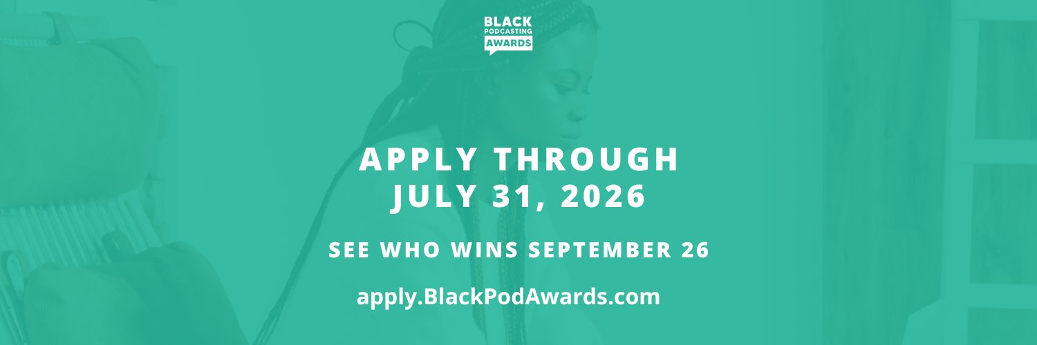 Black Podcasting Awards banner