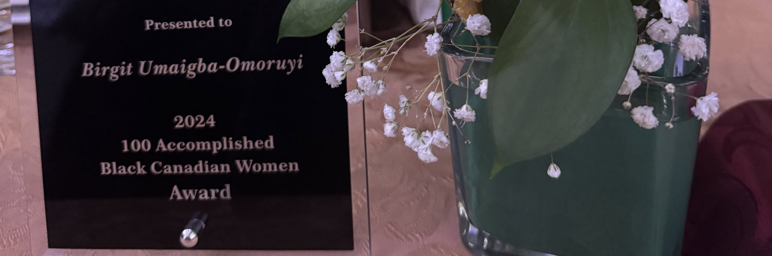 Birgit Umaigba-Omoruyi's banner
