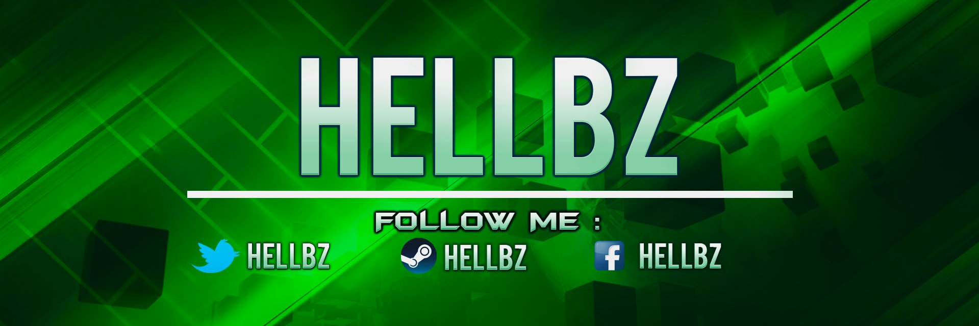 HellBz @Twitch @Steam banner