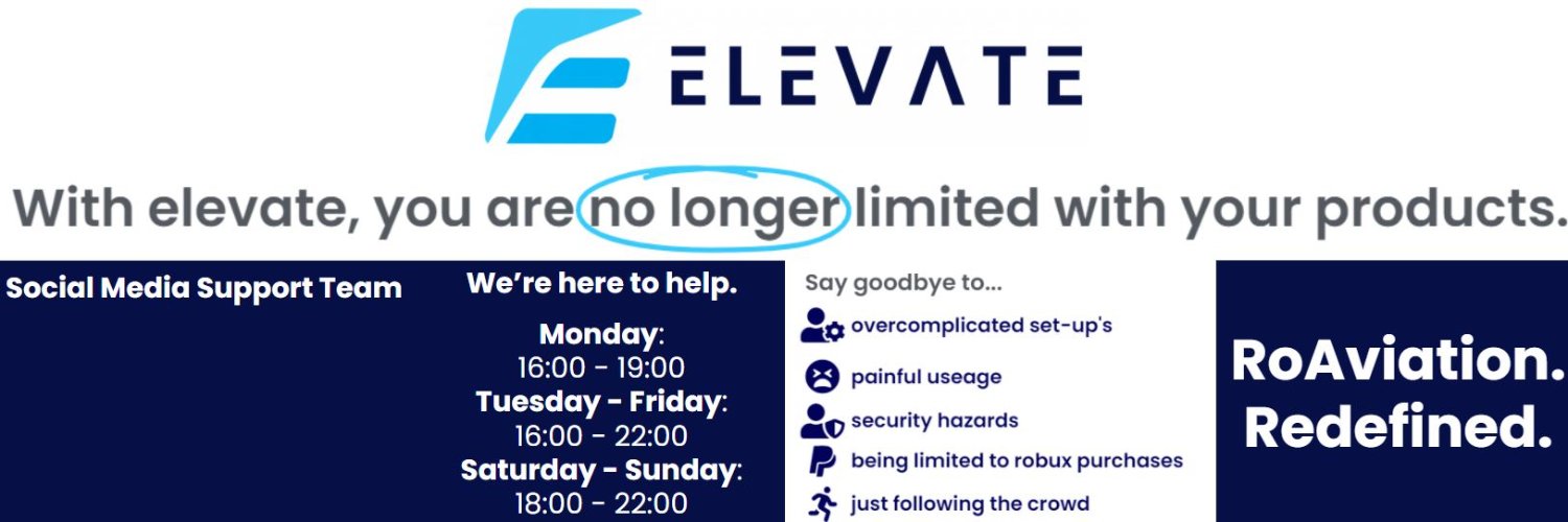 elevate. banner