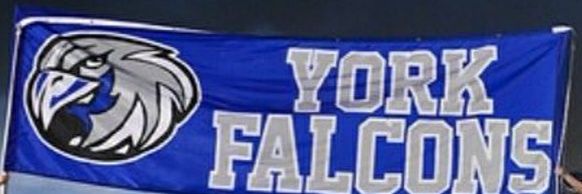 York High School Athletic Booster Club banner
