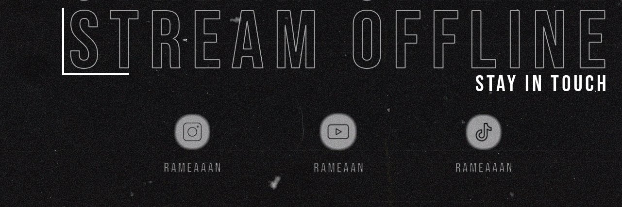 Rameaaan's profile banner image