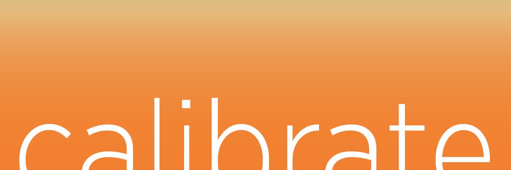 CALIBRATE banner