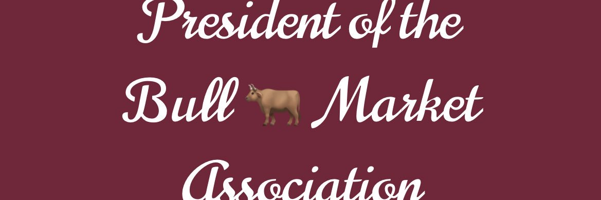 Bull 🐂 Market Association 🚀 banner