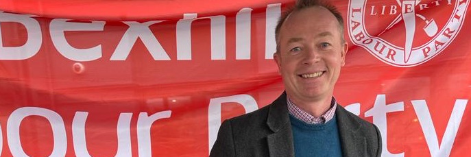 Cllr Gareth Delany Pebsham and St Michaels (RDC) banner