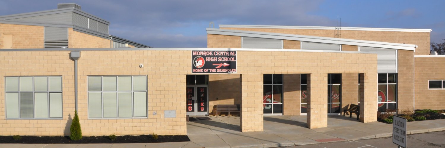 Monroe Central High School banner