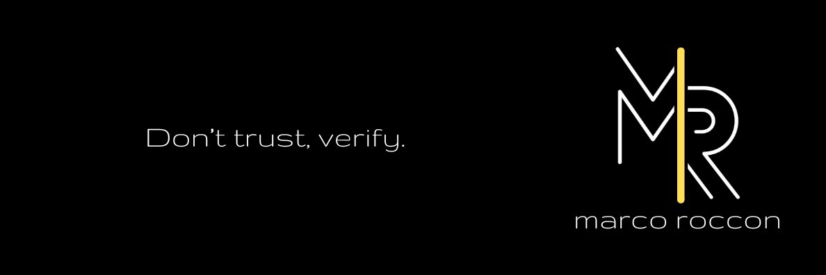 Marco Roccon banner