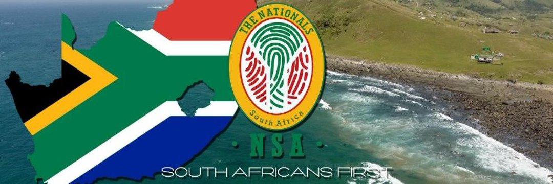NSA Party - We Put South Africans First banner
