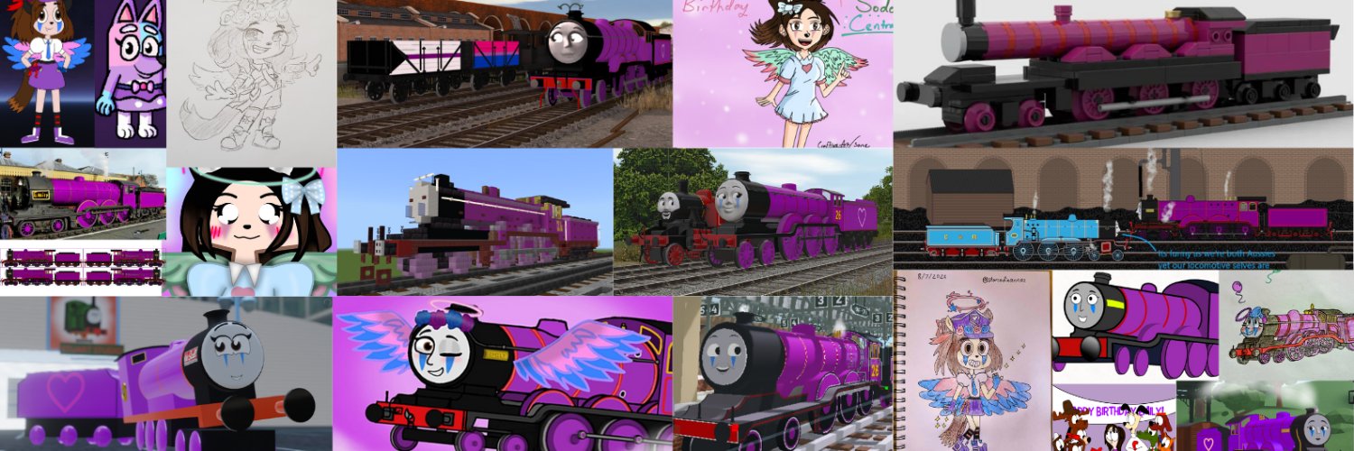 🚂💜 Emily 🩵🎊 | @sodorcentral.bsky.social 🦋's banner