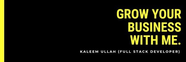 Kaleem Ullah Profile Banner