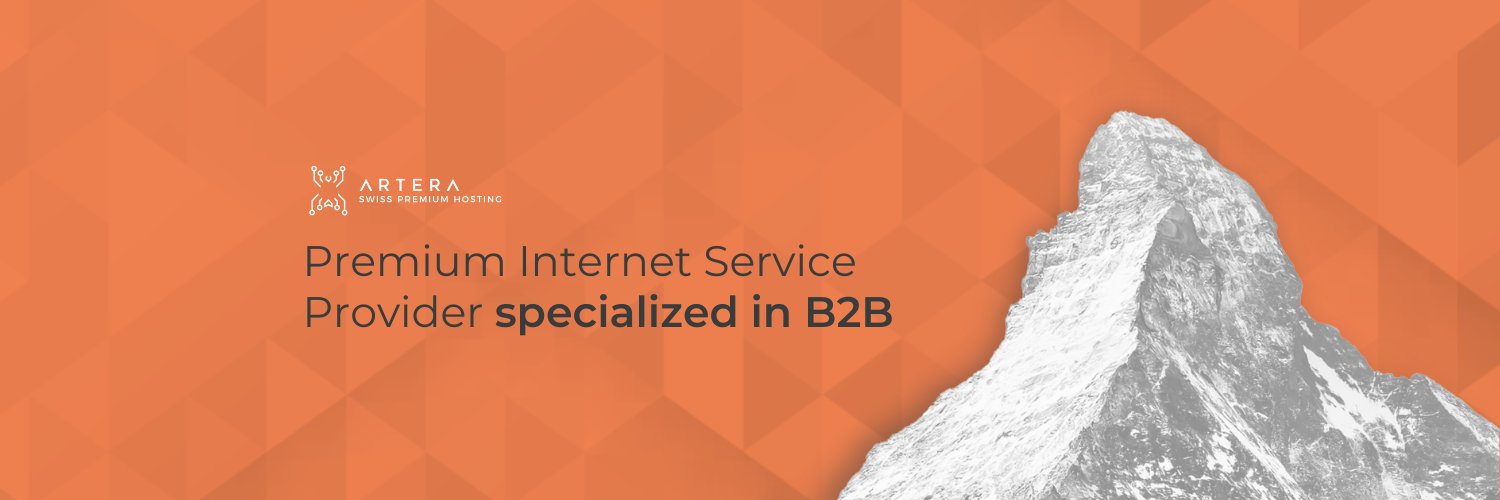 Artera - Swiss Premium Hosting banner