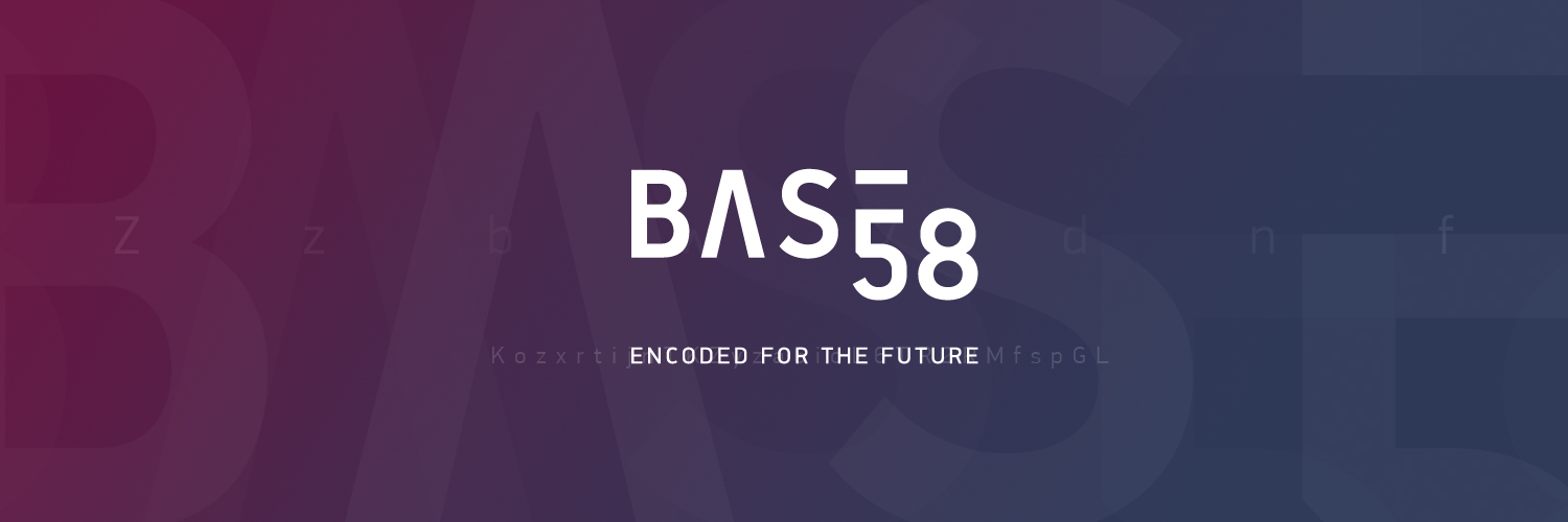 Base58 banner