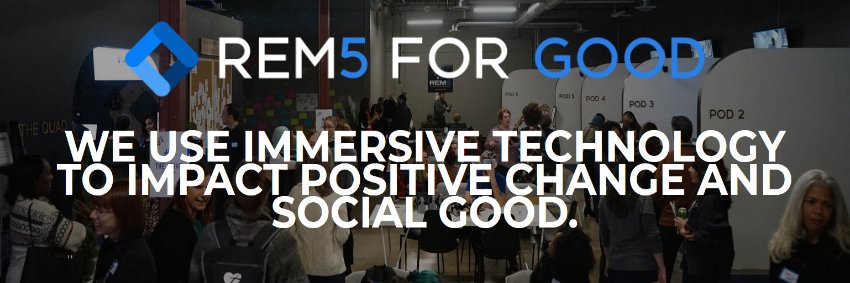 REM5ForGood banner