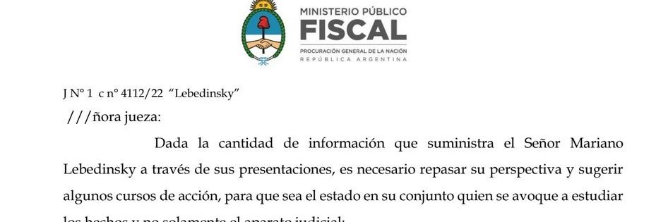 Mariano Lebedinsky Rubistein banner