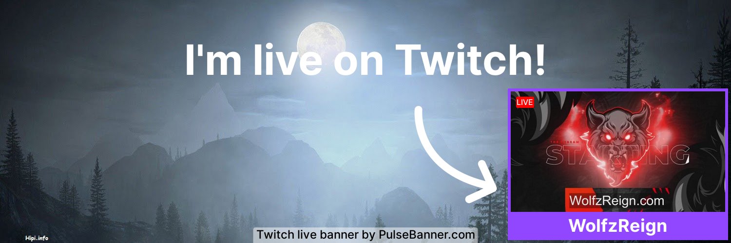 🔴 Live now | Wolfz Reign (The Hunt Is On!) banner