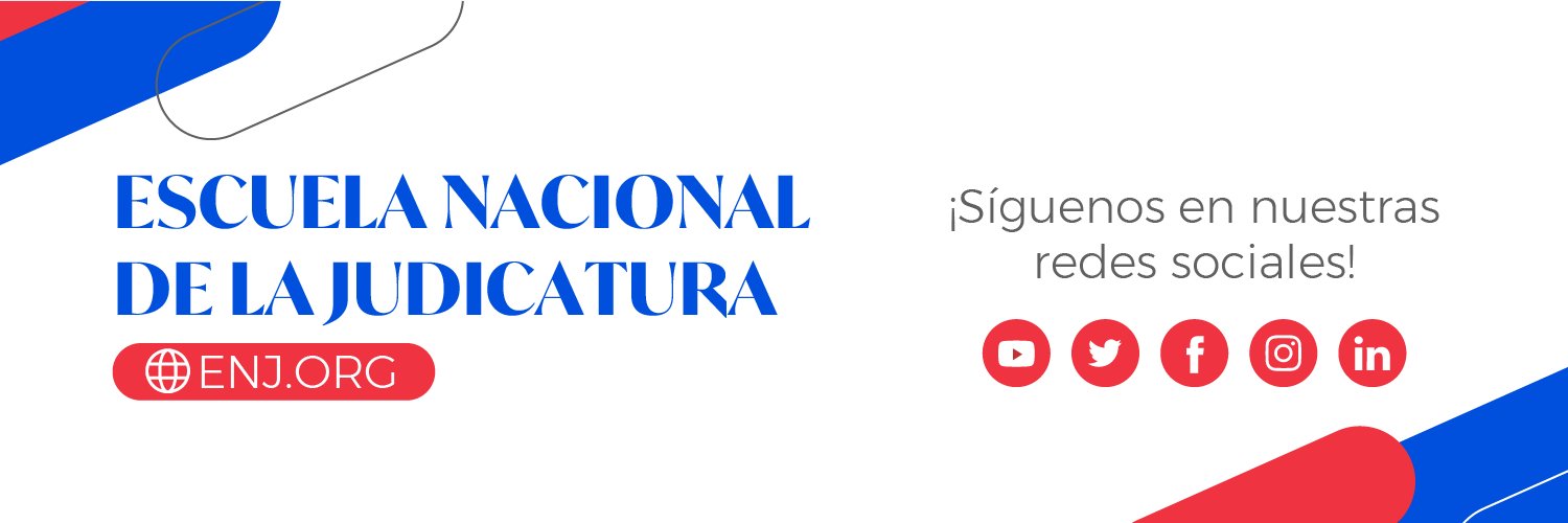 Escuela Nacional de la Judicatura banner