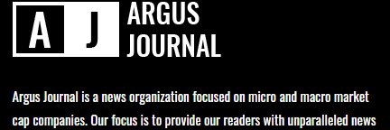 Argus Journal banner